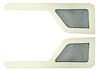Door Panel Inserts for 1973-1979 Ford F-100, 1975-1979 Ford F-150 [Montana and Sierra, Gray and Off White] - image 1