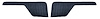 Door Panel Inserts for 1973-1979 Ford F-100, 1975-1979 Ford F-150 [Madrid, Dark Blue] - image 1