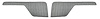 Door Panel Inserts for 1973-1979 Ford F-100, 1975-1979 Ford F-150 [Montana, Gray] - image 1