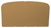 ABS Plastic Headliner for 1967-1972 Ford F-100, F-250 Standard Cab Truck [Foambacked Cloth, Saddle] - image 1