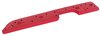 Standard Armrest Pad for 1987-1993 Ford Mustang With Power Windows [Left/Driver Side, Red] - image 2