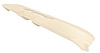 Dash Pad for 1966 Ford Mustang, OEM-Style [Vinyl-Wrapped, Parchment] - image 1