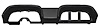 Dash Pad for 1958-1960 Ford Thunderbird, OEM-Style [Vinyl-Wrapped, Black] - image 1