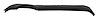 Dash Pad for 1957-1958 Ford Country Sedan, Fairlane, Ranchero, OEM-Style [Vinyl-Wrapped, Black] - image 1