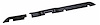 Lower Dash Pad for 1972-1974 Volkswagen Karmann Ghia w/Type 1 Platform [Urethane, Black]