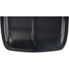 Fiberglass Z28 Style Cowl Induction Hood Scoop, 2.5 in. H [Black] - image 3