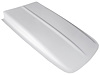 Fiberglass Z28 Style Cowl Induction Hood Scoop, 2.5 in. H [White] - image 1