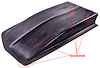 *BLEMISHED Fiberglass Z28 Cowl Scoop 4 in. H x 28 3/4 in. W x 44 1/2 in. L - image 1