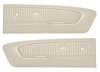 Front Door Panels for 1965-1966 Ford Mustang [Sierra Grain Vinyl, Parchment] - image 1