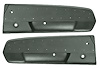 Deluxe Front Door Panels for 1967 Ford Mustang [Sierra Grain Vinyl, Ivy Gold] - image 1