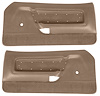 Deluxe Front Door Panels for 1971-1973 Ford Mustang [Vinyl, Ginger] - image 1