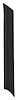 Pillar Post Pad for 1967-1968 Ford Mustang [Right/Passenger Side, Black] - image 1