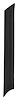 Pillar Post Pad for 1967-1968 Ford Mustang [Left/Driver Side, Black] - image 1