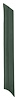 Pillar Post Pad for 1967-1968 Ford Mustang [Right/Passenger Side, Ivy Gold] - image 1