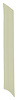 Pillar Post Pad for 1967-1968 Ford Mustang [Right/Passenger Side, Parchment] - image 1