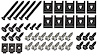 Replacement Dash Bezel Hardware Kit for 1973-1987 Chevrolet & GMC Trucks [47-Piece, Black] - image 1