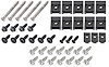 Replacement Dash Bezel Hardware Kit for 1973-1987 Chevrolet & GMC Trucks [47-Piece, Chrome] - image 1