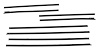Complete Window Guide Felt Kit for 1964 Chevelle Coupe/HT [8-Piece Original Style Material] - image 1