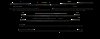 Complete Window Guide Felt Kit for 1965 Chevrolet Chevelle Coupe/HT [8-Piece Original Style Material] - image 2