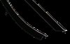 Complete Window Guide Felt Kit for 1968 Chevrolet Chevelle 2-Door Coupe/Hardtop [8-Piece Replacement Style Material] - image 3