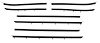 Complete Window Guide Felt Kit for 1968 Chevrolet Chevelle 2-Door Convertible [8-Piece Replacement Style Material] - image 1