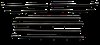 Complete Window Guide Felt Kit for 1968 Chevrolet Chevelle 2-Door Convertible [8-Piece Replacement Style Material] - image 2