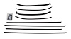 Complete Window Guide Felt Kit for 1969 Chevrolet Chevelle 2-Door Coupe/Hardtop [8-Piece Original Style Material] - image 1