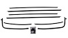 Complete Window Guide Felt Kit for 1970-1972 Chevrolet Chevelle Coupe [8-Piece Original Style Material] - image 1