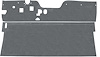 Under Carpet Sound Deadener Kit, OE-Style Fits Select 1947-1954 Chevrolet & GMC Trucks [2-Piece] - image 1