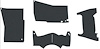Under Carpet Sound Deadener Kit, OE-Style Fits Select 1960-1966 Chevrolet & GMC Trucks [4-Piece]