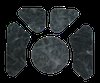 Hood Insulation Pad Kit for 1970-1972 Chevrolet Chevelle, El Camino, 1971-1972 GMC Sprint, w/Standard Hood [5-Piece] - image 2