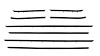 Window Guide Felt Kit for 1968-1969 Chevy Camaro, Pontiac Firebird Coupe/HT w/STD Interior [8-Piece Replacement Style Material]