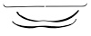 Window Guide Felt Kit for 1951-1954 Chevrolet & GMC Trucks, Original Style Material [4-Piece]