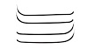 Window Guide Felt Kit for 1955-1959 (2nd Series) Chevrolet & GMC Trucks, w/o Vent Window, Original Style Material [4-Piece] - image 1