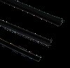 Window Guide Felt Kit for 1960-1963 Chevrolet & GMC Trucks w/o Metal Frame, Original Style Material [8-Piece] - image 3