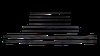 Window Guide Felt Kit for 1967-1972 Chevy & GMC Trucks, Blazer, Panel, Suburban w/o SS Bead, Original Style Material [8-Piece] - image 2