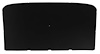 Press Fiberboard Headliner for 1973-1979 Ford F-100, F-150, F-250 Truck Standard Cab Trucks, OE-Style [Black] - image 1