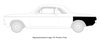 Rear Quarter Patch Panel Rear Section for 1960-1964 Chevrolet Corvair Monza 2-Door Models [Left/Driver Side] - image 4