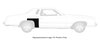 Rear Quarter Patch Panel, Front Section for 1973-1977 Chevy Monte Carlo [Right/Passenger Side] - image 4