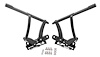 Billet Aluminum Hood Hinges for 1967-1969 GM F-Body [Lightweight Hood] - image 1