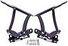 Billet Aluminum Hood Hinges for 1963-1965 Chevrolet II Nova [Lightweight Hood] - image 1