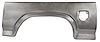 Truck Bedside Wheel Arch Patch Panel Fits Select 1980-1986 Ford F-Series Trucks, Bronco w/single fuel fill hole [Left/Driver Sid - image 1
