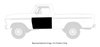 Lower Door Skin Patch Panel for 1973-1979 Ford F100, F250, F350, 1975-1979 Ford F150, 1978-1979 Ford Bronco [Left/Driver Side] - image 4