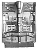 Complete Floor Pan w/o Inner Rockers Fits Select 1964-1967 Buick, Chevrolet, Oldsmobile, Pontiac A-Body Models