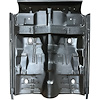 Complete Floor Pan w/Inner Rockers Fits Select 1968-1969 Buick, Chevrolet, Oldsmobile, Pontiac A-Body Models