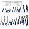 Heat Treated Carbon Steel Plier & Cutter Set with Rack [20-Piece] - image 1
