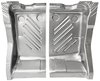 Rear Floor Pan Set for 1970-1974 Plymouth Barracuda, Cuda, Footwell Area [Left/Driver & Right/Passenger Sides] - image 2