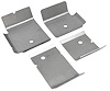 Bucket Seat Bracket Set Fits Select 1966-1970 Mopar Dodge, Plymouth B-Body [4-pc Set] - image 1
