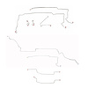 Complete Brake Line Kit 1987-1993 Ford Mustang, w/ Complete Subframe Connectors [Stainless] - image 1
