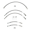 Brake Hose Kit 1997-2004 Ford F-150 4wd, 5pcs [Braided Stainless]